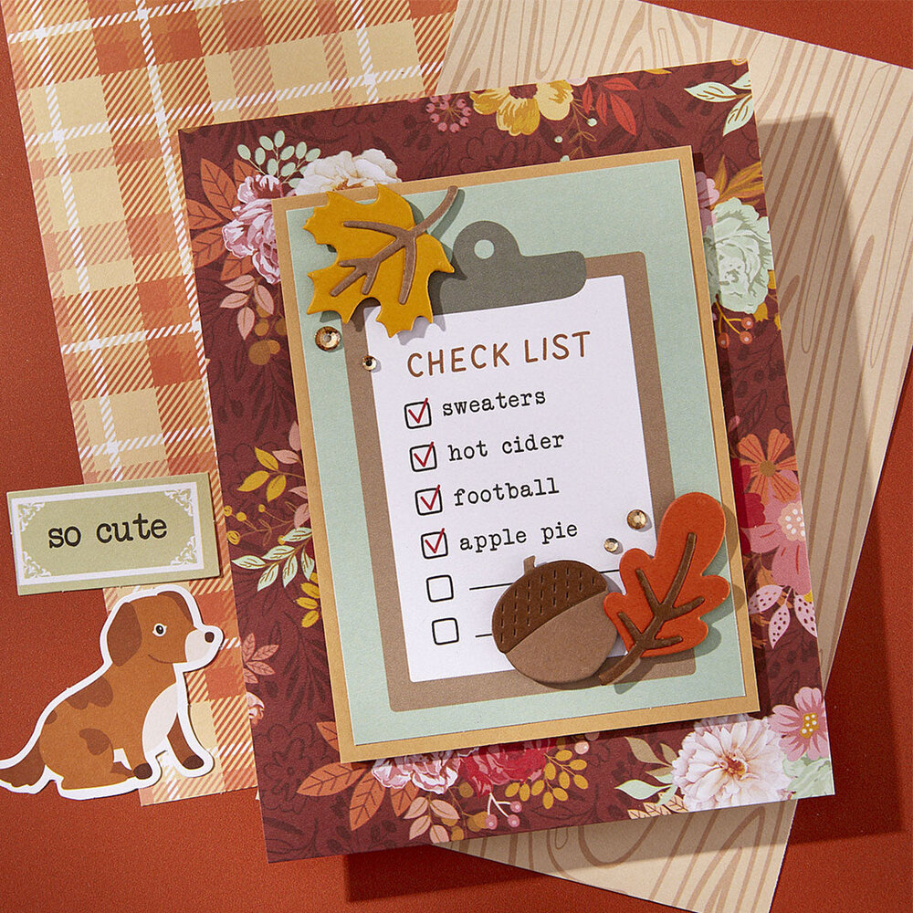 Spellbinders Autumn Archives Cardstock Die Cuts (SCSE-023)