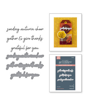 Spellbinders Autumn Archives Sentiments Press Plate & Die Set (BP-322) Spellbinders Autumn Archives Sentiments Press Plate & Die Set (BP-322)