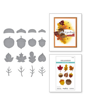 Spellbinders Autumn Archives Falling Leaves Dies (S4-1484) Spellbinders Autumn Archives Falling Leaves Dies (S4-1484)
