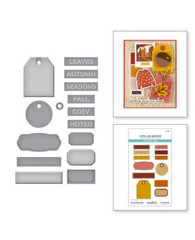 Spellbinders Autumn Archives Documenting Labels Dies (S4-1485) Spellbinders Autumn Archives Documenting Labels Dies (S4-1485)