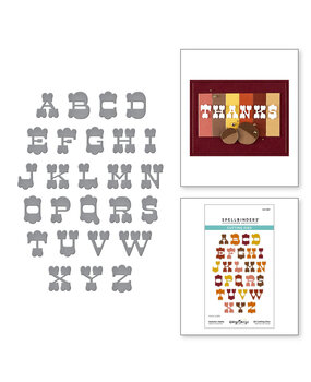 Spellbinders Autumn Archives Autumn Alpha Dies (S4-1487) Spellbinders Autumn Archives Autumn Alpha Dies (S4-1487)