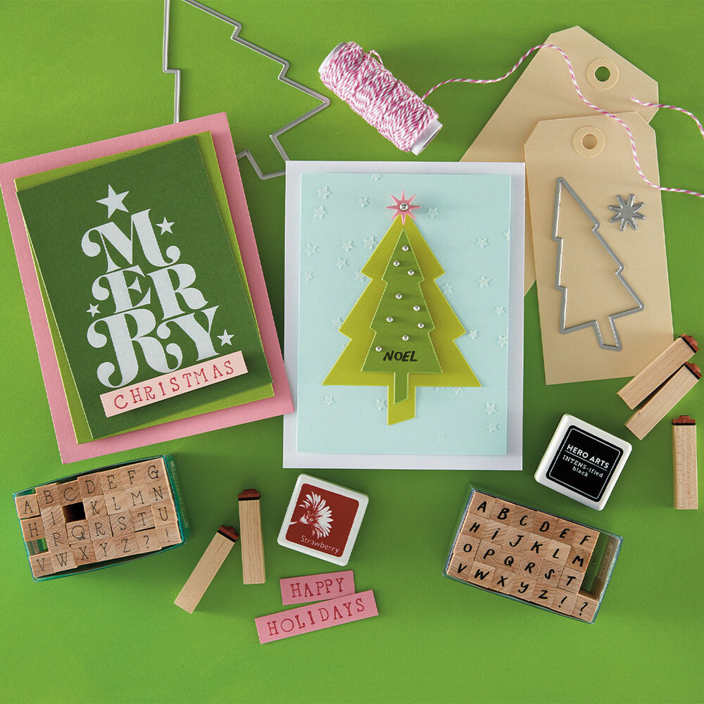 Hero Arts Chalkboard Woodblock Stamp Set (LP511)