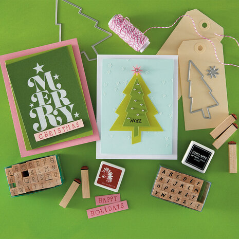 Hero Arts Chalkboard Woodblock Stamp Set (LP511)