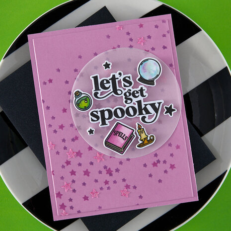 Hero Arts Hocus Pocus Scattered Stars Color Layering Stencils (SA311)