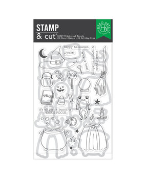 Hero Arts Hocus Pocus Tricks and Treats Clear Stamps & Dies (DC327) Hero Arts Hocus Pocus Tricks and Treats Clear Stamps & Dies (DC327)
