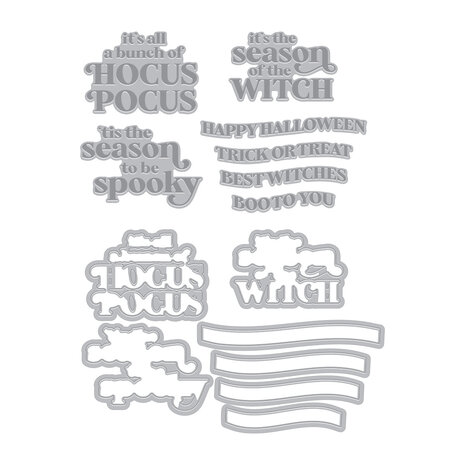 Hero Arts Hocus Pocus Spooky Season Betterpress & Foil Plate (HD101)