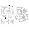 Hero Arts PRE-ORDER Very Merry Modern Holiday Greetings Stamps & Dies (DC324) Hero Arts PRE-ORDER Very Merry Modern Holiday Greetings Stamps & Dies (DC324)