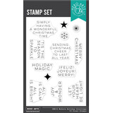 Hero Arts Very Merry Modern Holiday Greetings Clear Stamps (CM815)