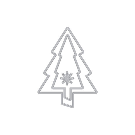 Hero Arts Very Merry Festive Tree Dies (DF258)