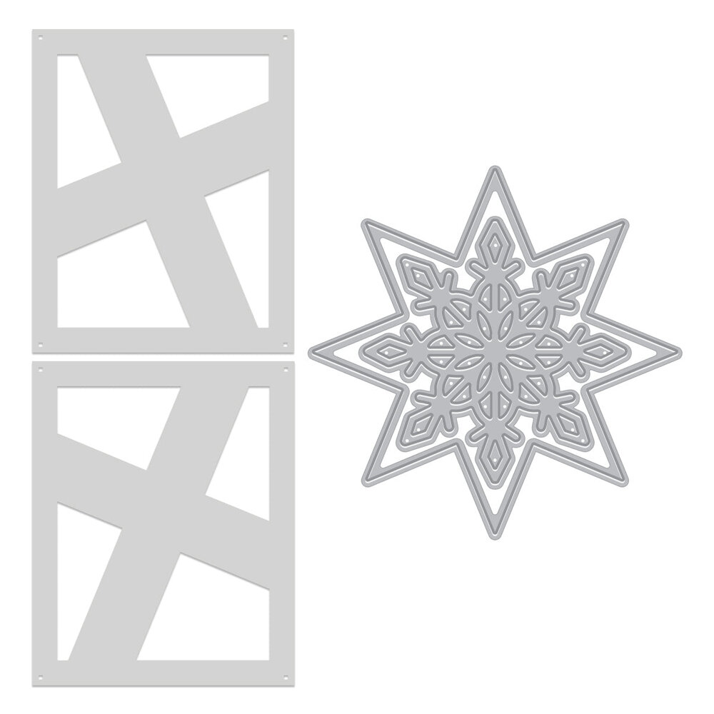 Hero Arts Very Merry Star Die & Stencil Bundle (WB1179)