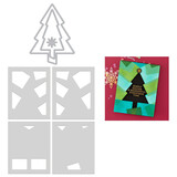 Hero Arts Very Merry Tree Die & Stencil Bundle (WB1180)