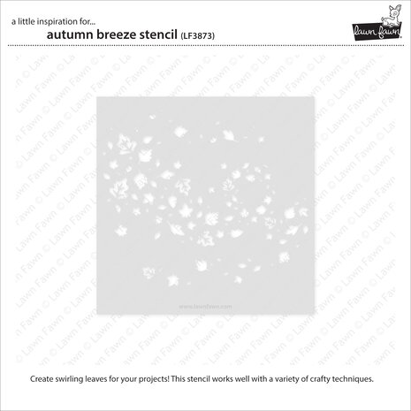 Lawn Fawn Autumn Breeze Stencil (LF3873) Lawn Fawn Autumn Breeze Stencil (LF3873)