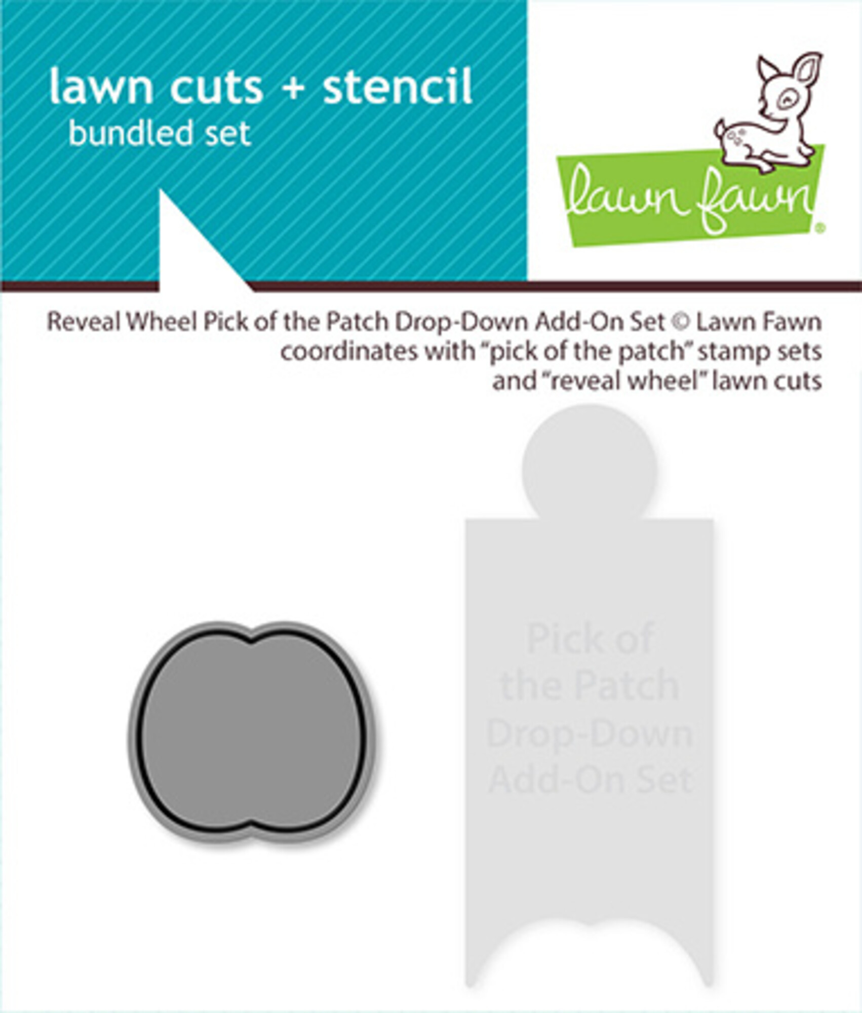 Lawn Fawn Reveal Wheel Pick of the Patch Drop-Down Add-On Set (LF3859 ...