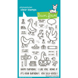 Lawn Fawn Silly Goose! Clear Stamps (LF3844)