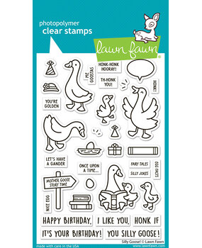 Lawn Fawn Silly Goose! Clear Stamps (LF3844) Lawn Fawn Silly Goose! Clear Stamps (LF3844)