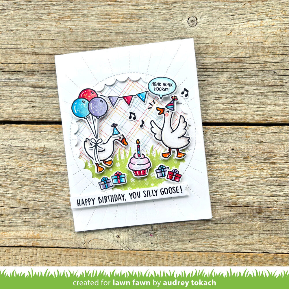 Lawn Fawn Silly Goose! Clear Stamps (LF3844)