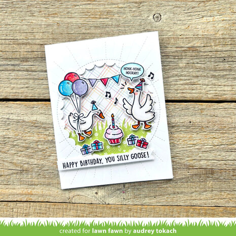 Lawn Fawn Silly Goose! Clear Stamps (LF3844)