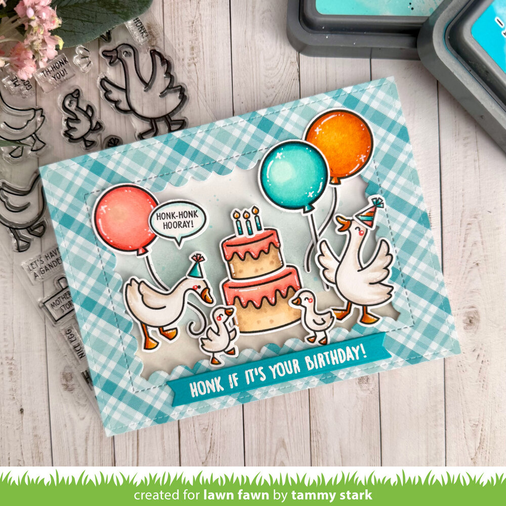 Lawn Fawn Silly Goose! Clear Stamps (LF3844)