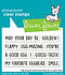 Silly Goose! Sentiment Add-On Clear Stamps (LF3847)