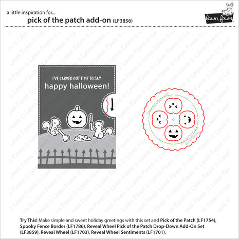 Lawn Fawn Pick of the Patch Add-On Clear Stamps (LF3856)