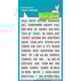 Lawn Fawn Henry's Build-A-Sentiment Fall Clear Stamps (LF3861)