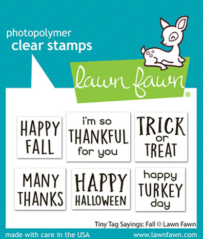 Lawn Fawn Tiny Tag Sayings Fall Clear Stamps (LF3862) Lawn Fawn Tiny Tag Sayings Fall Clear Stamps (LF3862)