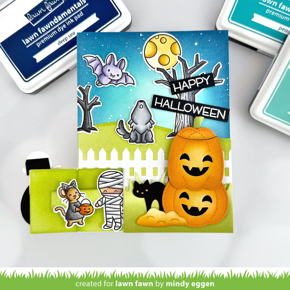 Lawn Fawn Knock Knock, Who's There? Rectangle Door Add-On Dies (LF3864)