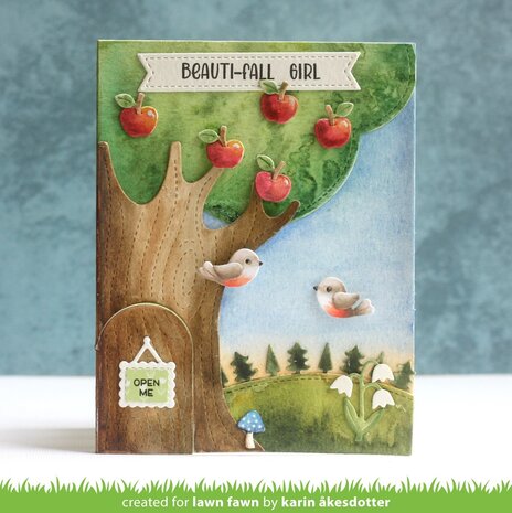 Lawn Fawn Knock Knock, Who's There? Tree Add-On Dies (LF3865) Lawn Fawn Knock Knock, Who's There? Tree Add-On Dies (LF3865)
