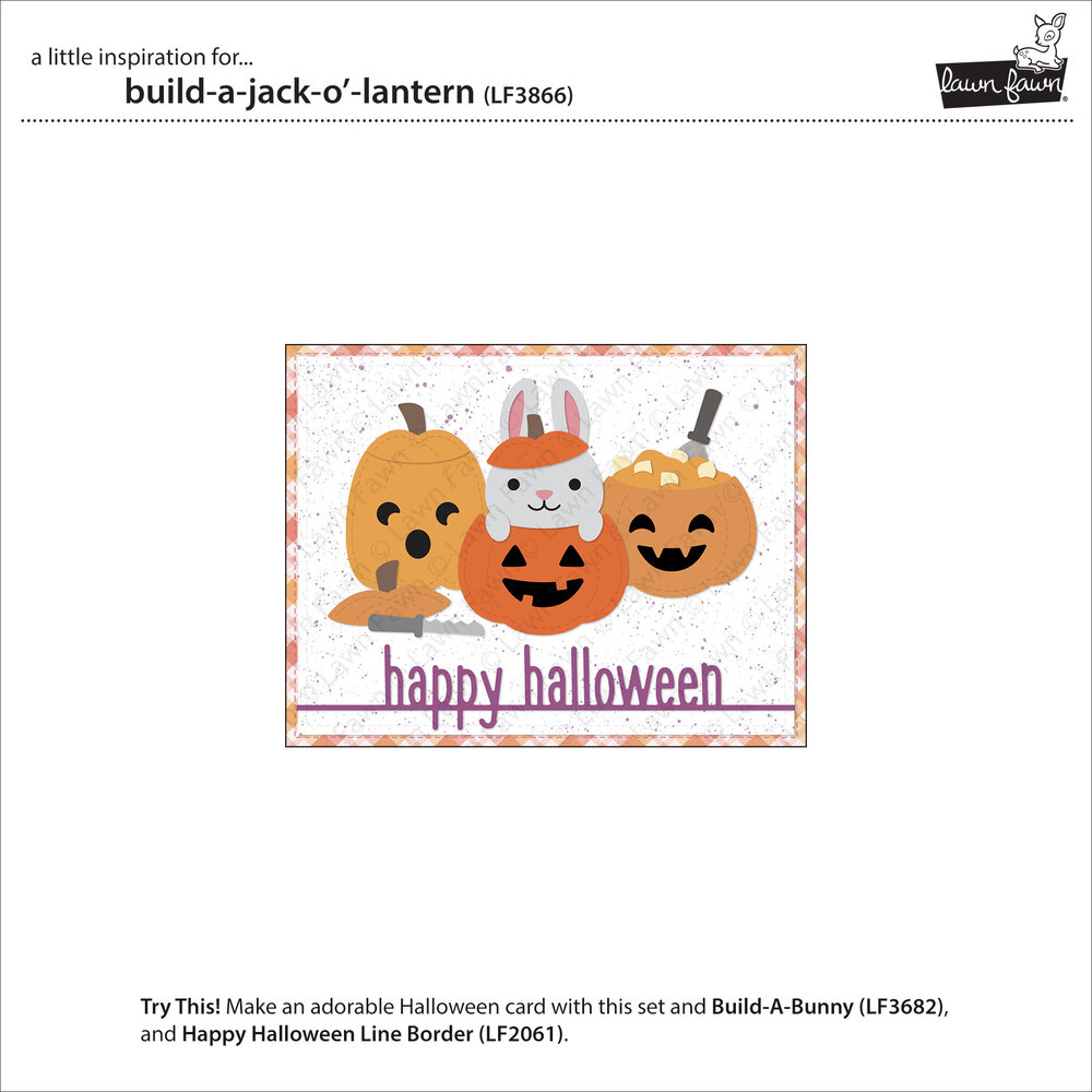 Lawn Fawn Build-A-Jack-O'-Lantern Dies (LF3866) Lawn Fawn Build-A-Jack-O'-Lantern Dies (LF3866)