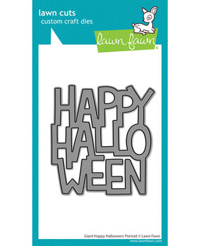 Lawn Fawn Giant Happy Halloween Dies (LF3870) Lawn Fawn Giant Happy Halloween Dies (LF3870)