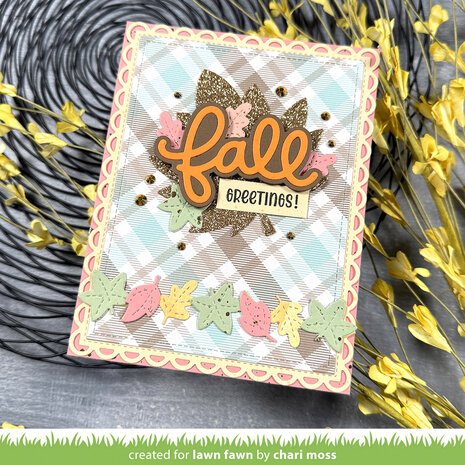 Lawn Fawn Scripty Fall Dies (LF3871) Lawn Fawn Scripty Fall Dies (LF3871)