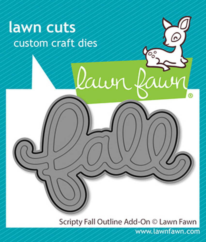 Lawn Fawn Scripty Fall Outline Dies (LF3872)