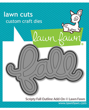 Lawn Fawn Scripty Fall Outline Dies (LF3872) Lawn Fawn Scripty Fall Outline Dies (LF3872)