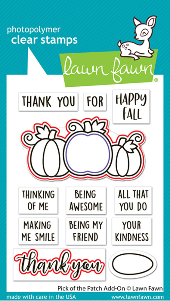 Lawn Fawn Pick of the Patch Add-On Stamp & Die DUO (LF3857)