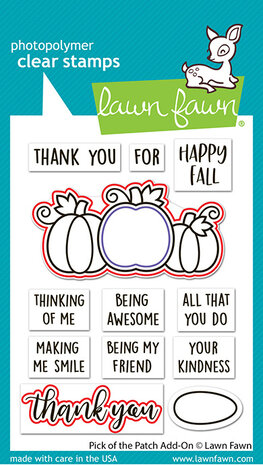 Lawn Fawn Pick of the Patch Add-On Stamp & Die DUO (LF3857)