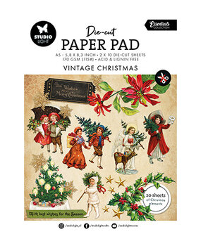 Studio Light Essentials Vintage Christmas A5 Die-Cut Paper Pad (SL-ES-DCPP371) Studio Light Essentials Vintage Christmas A5 Die-Cut Paper Pad (SL-ES-DCPP371)