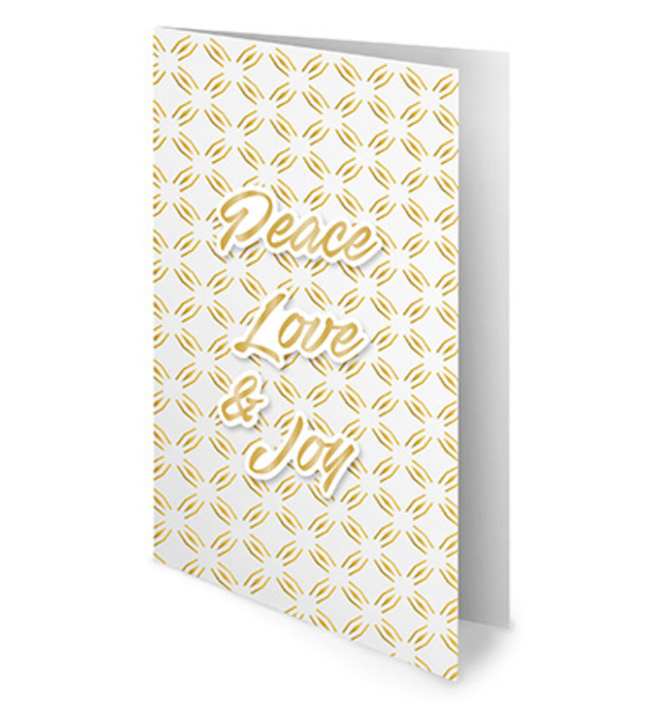 Studio Light Essentials Golden Christmas Foiled Cards Paper Pad (SL-ES-PP383)