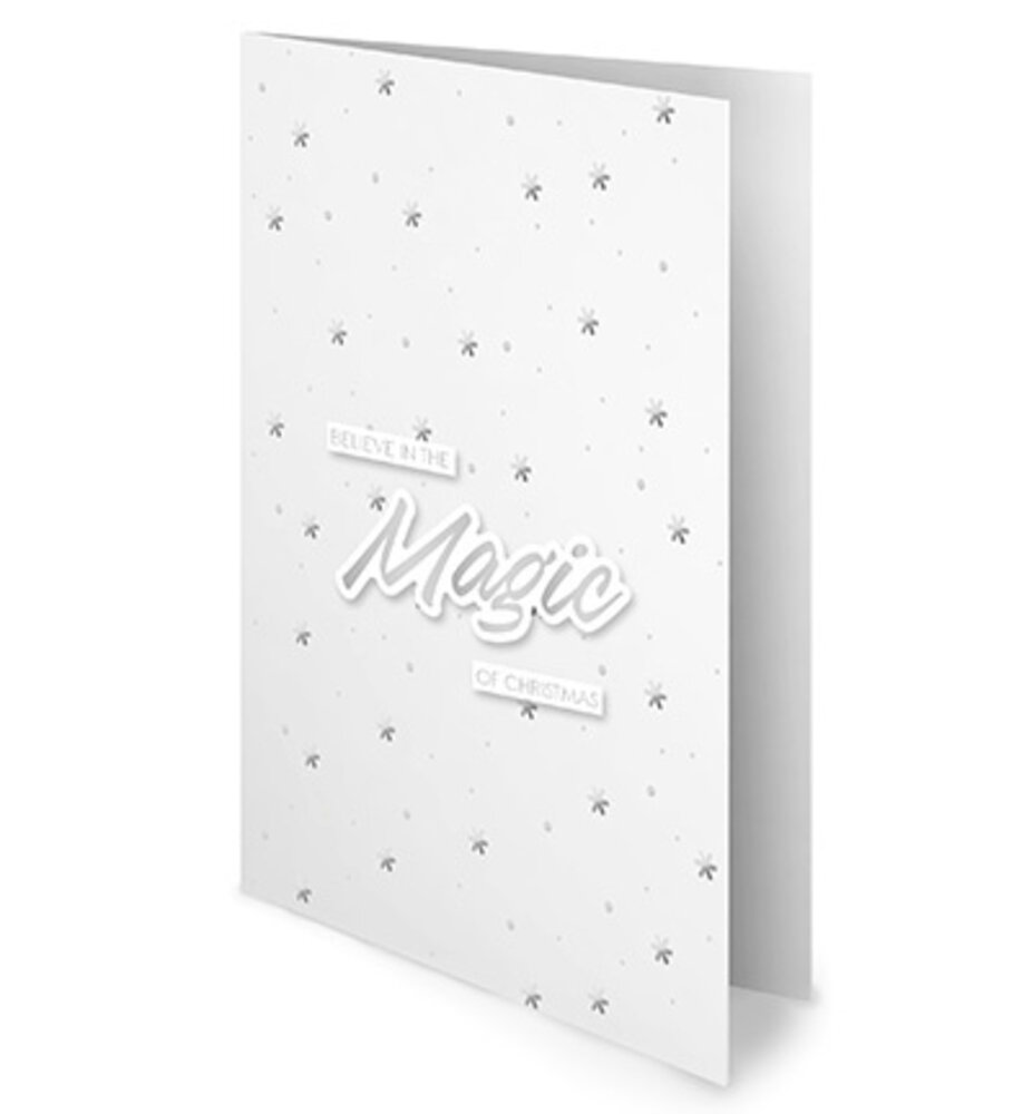 Studio Light Essentials Silver Christmas Foiled Cards Paper Pad (SL-ES-PP384)