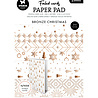 Studio Light PRE-ORDER Essentials Bronze Christmas Foiled Cards Paper Pad (SL-ES-PP385) Studio Light PRE-ORDER Essentials Bronze Christmas Foiled Cards Paper Pad (SL-ES-PP385)