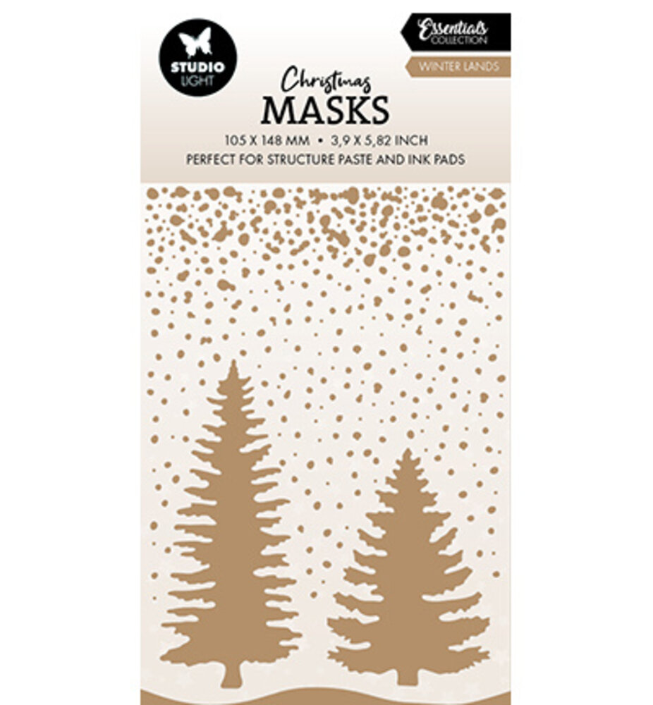 Studio Light Christmas Essentials Masking Stencil Winter Land (SL-ES-MASK368)
