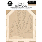 Studio Light Christmas Essentials Plywood House Scenery (SL-ES-PW07)