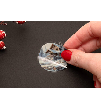 Studio Light Christmas Essentials Clear Stickers on Roll Winter Wonderland (SL-ES-STIC48)