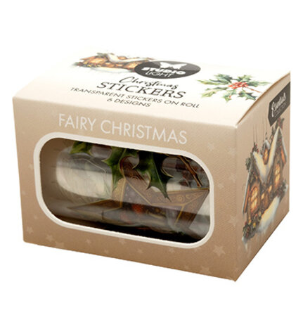 Studio Light Christmas Essentials Clear Stickers on Roll Fairy Christmas (SL-ES-STIC50)