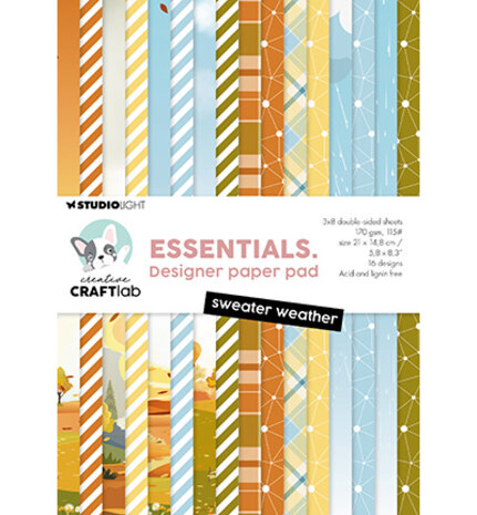 Creative Craftlab Essentials Sweater Weather A5 Paper Pad (CCL-ES-DPP379) Creative Craftlab Essentials Sweater Weather A5 Paper Pad (CCL-ES-DPP379)