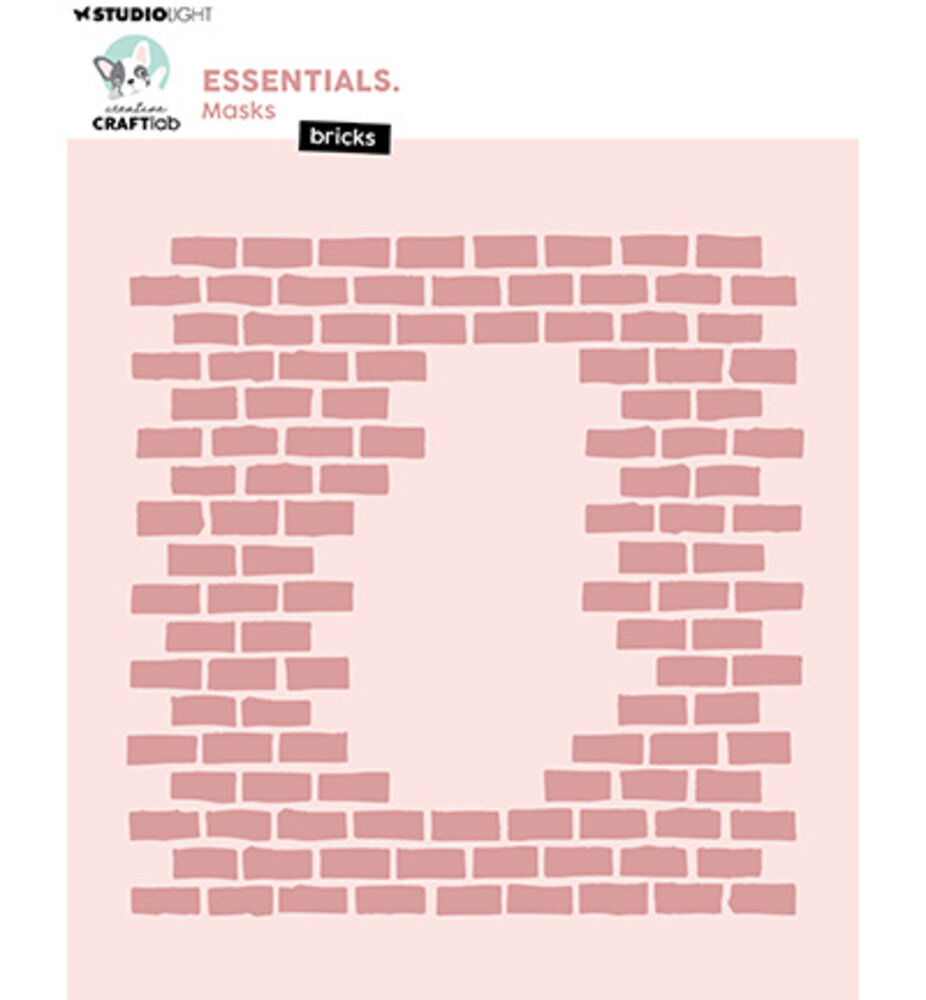 Creative Craftlab Essentials Bricks Masking Stencil (CCL-ES-MASK367) Creative Craftlab Essentials Bricks Masking Stencil (CCL-ES-MASK367)