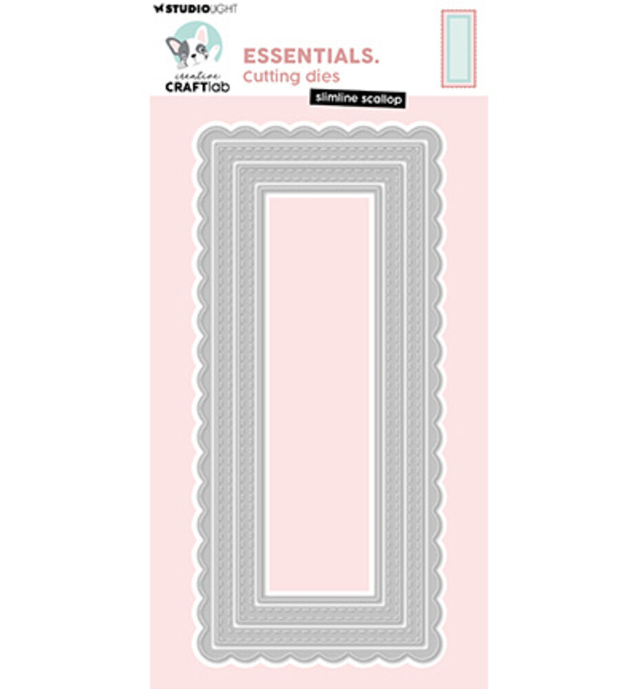 Creative Craftlab Essentials Dies Slimline Scallop (CCL-ES-CD1046) Creative Craftlab Essentials Dies Slimline Scallop (CCL-ES-CD1046)