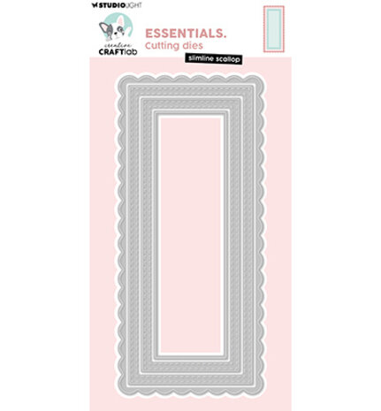 Creative Craftlab Essentials Dies Slimline Scallop (CCL-ES-CD1046) Creative Craftlab Essentials Dies Slimline Scallop (CCL-ES-CD1046)