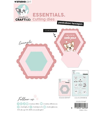 Creative Craftlab Essentials Dies Peekaboo Hexagon (CCL-ES-CD1047) Creative Craftlab Essentials Dies Peekaboo Hexagon (CCL-ES-CD1047)