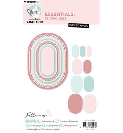 Creative Craftlab Essentials Dies Nested Ovals (CCL-ES-CD1050) Creative Craftlab Essentials Dies Nested Ovals (CCL-ES-CD1050)
