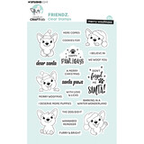 Creative Craftlab Friendz Clear Stamp Merry Woofmass (CCL-FR-STAMP874)